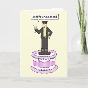 Tarjeta Humor Personalizado de cumpleaños por crisis de vi