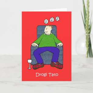 Tarjeta Humor Personalizado del Día del Padre en Polonia