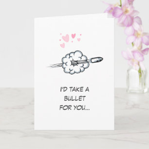 Tarjeta Humor quirky moderno Stickman Día de San Valentín 