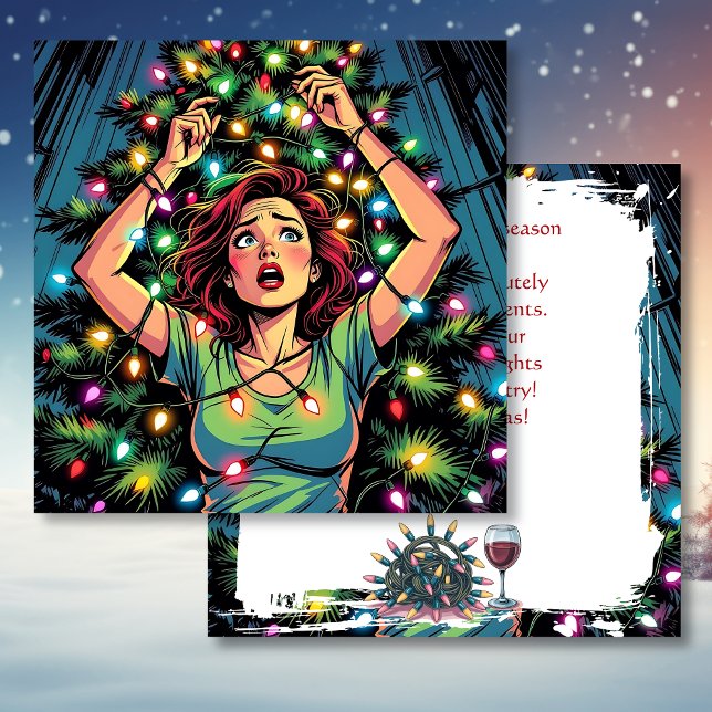 Tarjeta Humor sarcástico divertido de Navidad (Subido por el creador)