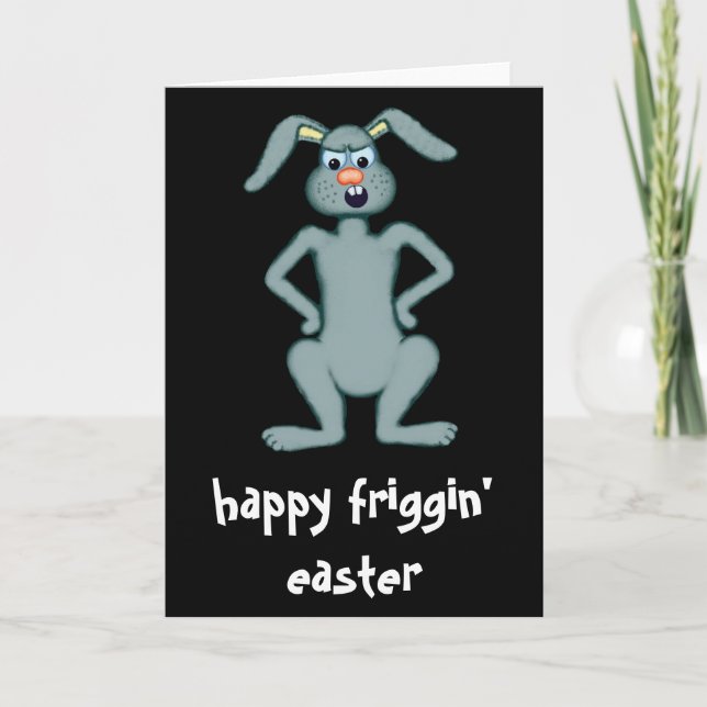 tarjeta humorística de Pascua (Anverso)