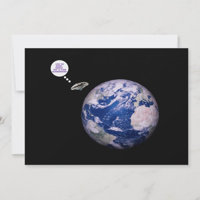 Tarjeta humorística para visitantes (Anverso)