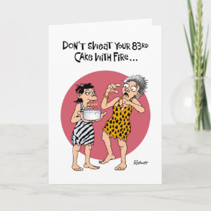 Tarjeta Humorístico 83° cumpleaños