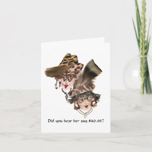 Tarjeta Humorístico 91º cumpleaños para las mujeres