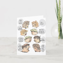 Tarjeta Humorístico Escoja Su Propio Cumpleaños