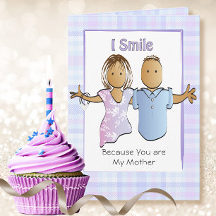 Tarjeta Humorístico Mamá Madre Divertido Cumpleaños Étnico