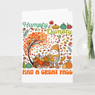 Tarjeta Humpty Dumpty Tuvo Una Gran Caída Acción de Gracia