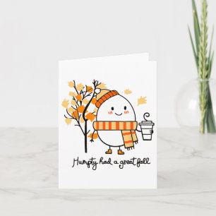 Tarjeta Humpty Dumpty Tuvo Una Gran Caída El Otoño De Acci