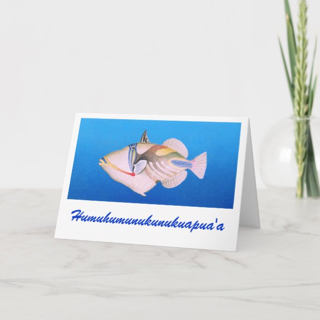 Tarjeta Humuhumunukunukuapua'a (Anverso)