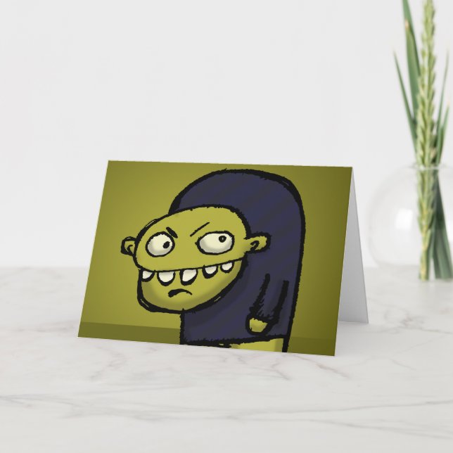 Tarjeta Hunch Back Stare (Anverso)