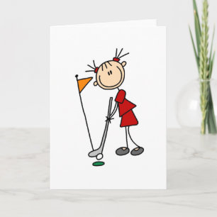 Tarjeta Hundiendo El Putt De La Bolsa Verde