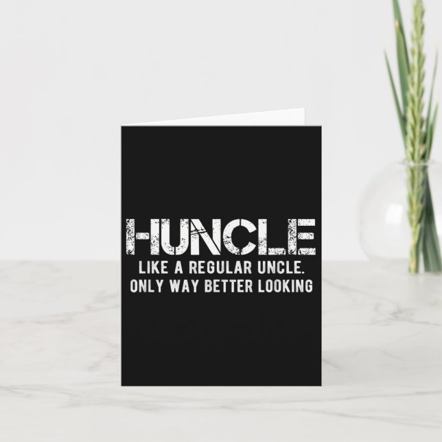 Tarjeta Hung Como Un Tío Regular Sólo Una Manera Mejor Mir (Anverso)