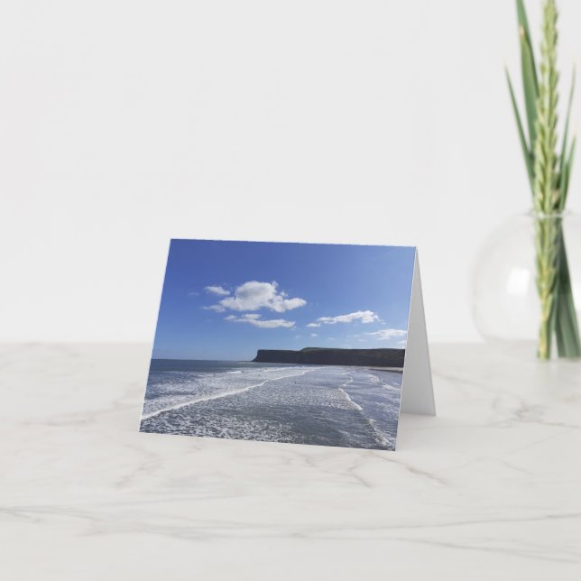 Tarjeta Huntcliff, Saltburn-by-the-Sea (Anverso)