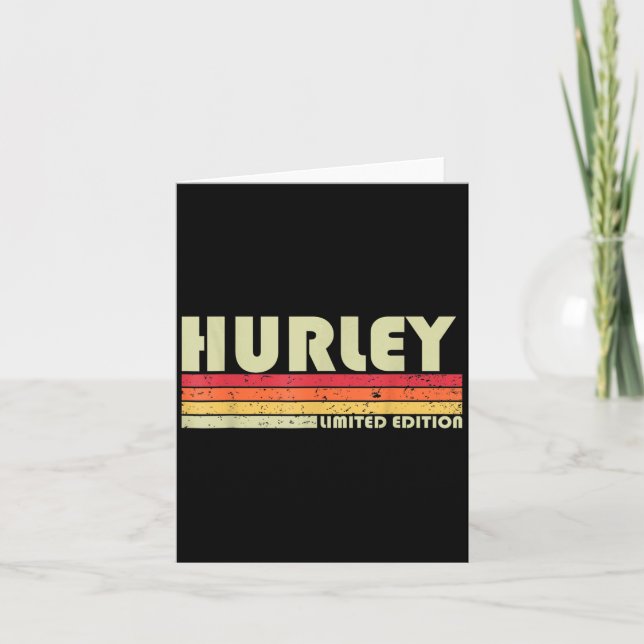 Tarjeta Hurley Funny Cumpleaños Para Los Hombres (Anverso)