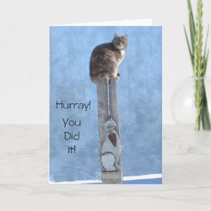 Tarjeta ¡Hurray! Usted lo hizo
