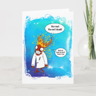 Tarjeta ¡Hurray! ¡Usted no absolutamente!