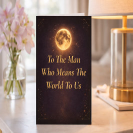 Tarjeta Husband Father’s Day Card Means World to Us