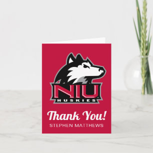 Tarjeta Huskies del norte de Illinois  Graduación
