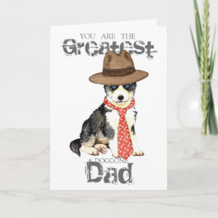 Tarjeta Husky Dad