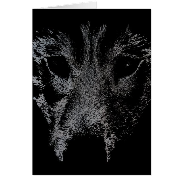 Tarjeta Husky Siberian Tarjeta Malamute Wolf Dog C (Frente)