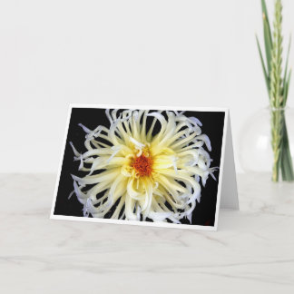 Tarjeta huso de flor