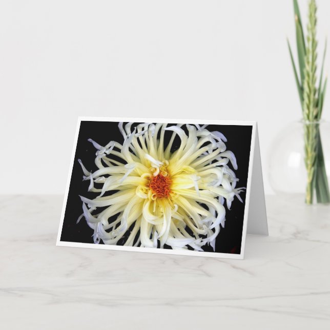 Tarjeta huso de flor (Anverso)