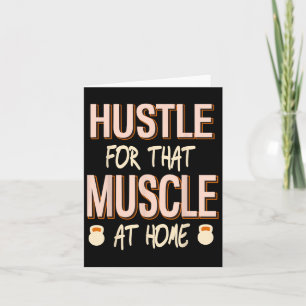Tarjeta Hustle Para Esa Fuerza Muscular Hogar