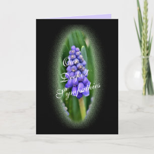 Tarjeta Hyacinth de uva 388 en negro - personalizar en cua