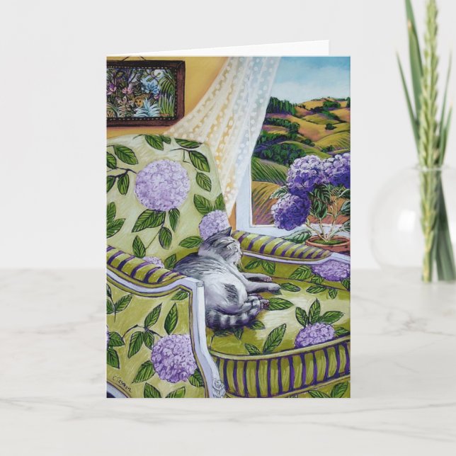 Tarjeta Hydrangea (Anverso)