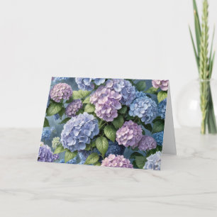 Tarjeta Hydrangea Garden Cumpleaños