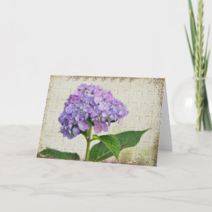 Tarjeta Hydrangea Notecard
