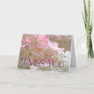 Tarjeta Hydrangea rosado - Srta. You de I