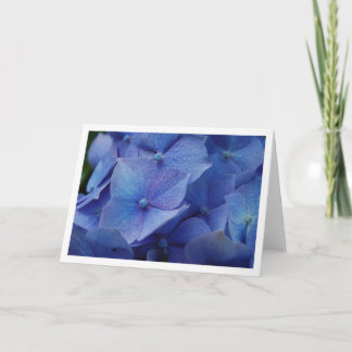 Tarjeta Hydrangeas