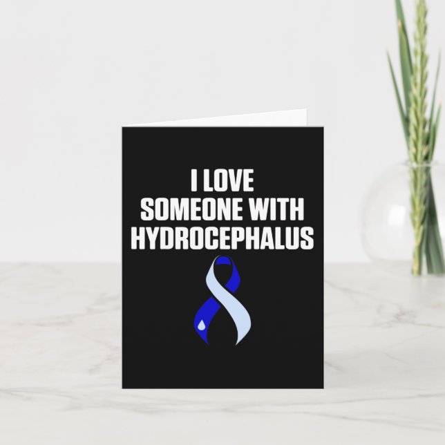 Tarjeta Hydrocephalus Survivor Love Awareness Warrior (Anverso)