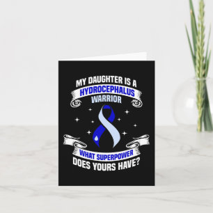 Tarjeta Hydrocephalus Survivus Daughter Power Awareness Wa