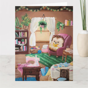 Tarjeta Hygge Hedgehog