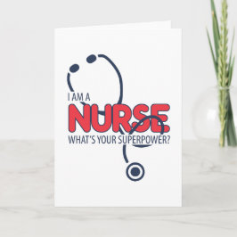Tarjeta I am a Nurse