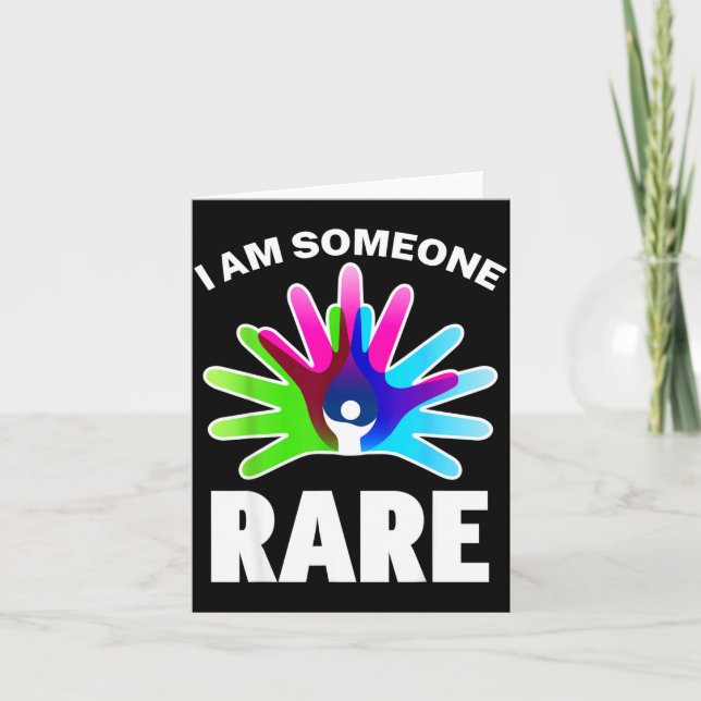 Tarjeta I Am Rare Disease Awareness Shirt - Rare Disease D (Anverso)