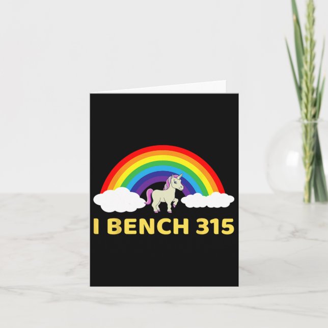 Tarjeta I Bench 315 Bench Press 315 Lb Club Bodybuilding S (Anverso)