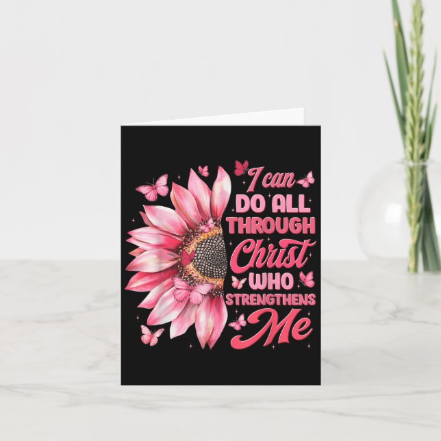 Tarjeta I Can Do All Things Through Christ Who Strengthens (Anverso)