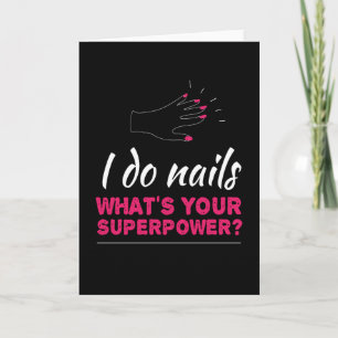 Tarjeta I Do Nails Manicuria Inferior
