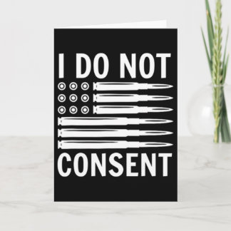 Tarjeta I Do Not Consent Republican Conservative Comply Fr
