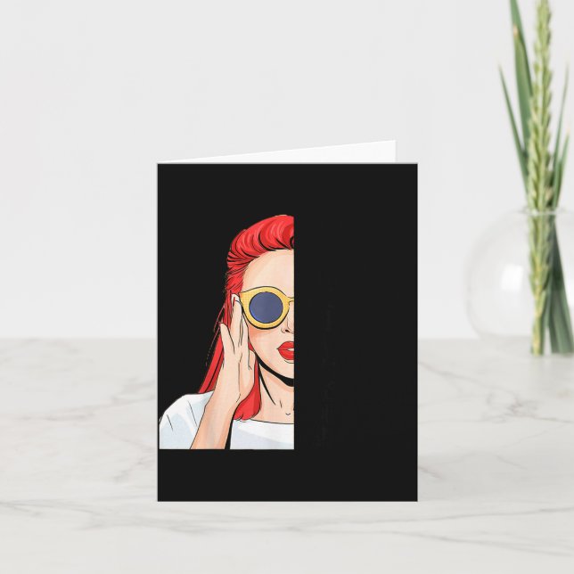 Tarjeta I Don't Have An Attitude Problem I Just Have A Red (Anverso)