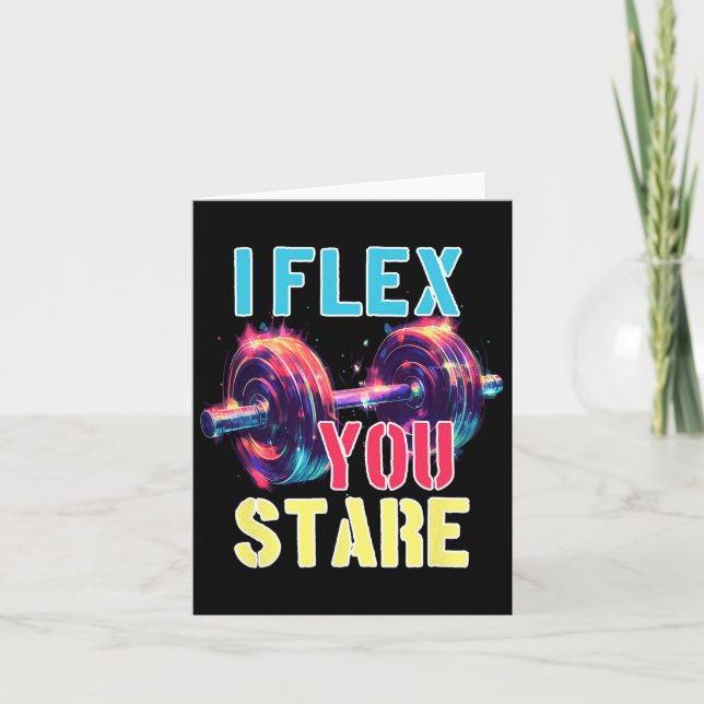 Tarjeta I Flex You Stare (Anverso)