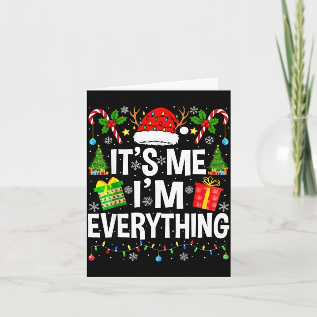 Tarjeta I Have Everything I Need Couples Pajamas Christmas (Anverso)