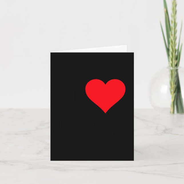 Tarjeta I Heart Louis First Name I Love D Stuff Premium Tr (Anverso)