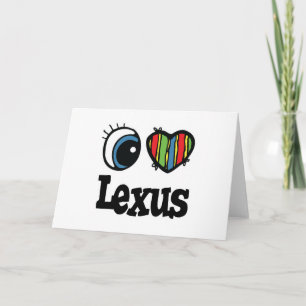 Tarjeta I Heart (Love) Lexus