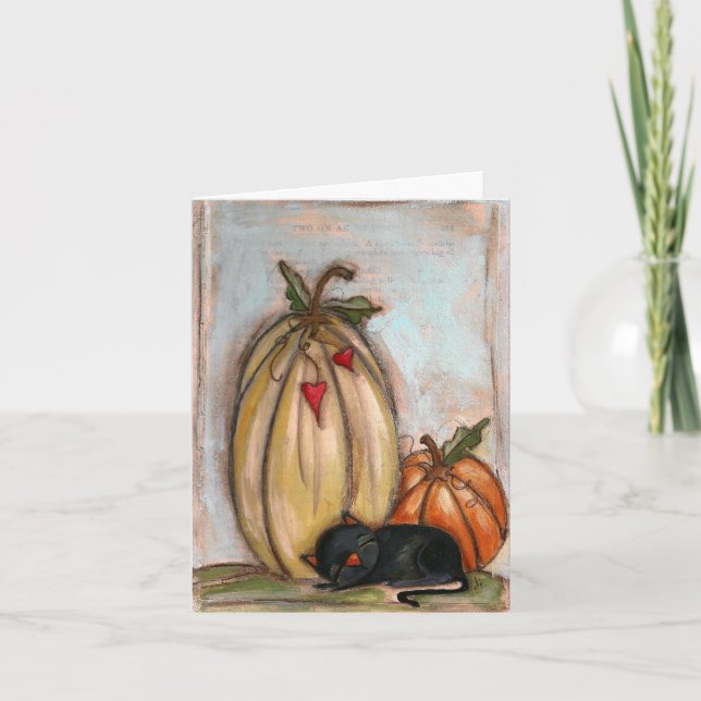 Tarjeta I Heart Naps and Fall - protector en blanco (Anverso)