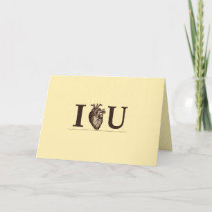 Tarjeta I Heart U