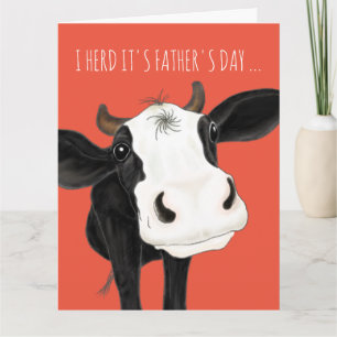 Tarjeta "I Herd it's Father's Day"
